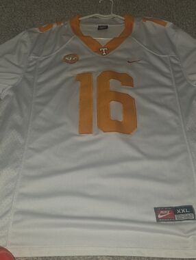 Nike Peyton Manning Tennessee Volunteers  #16 White & Orange Football Jersey XXL